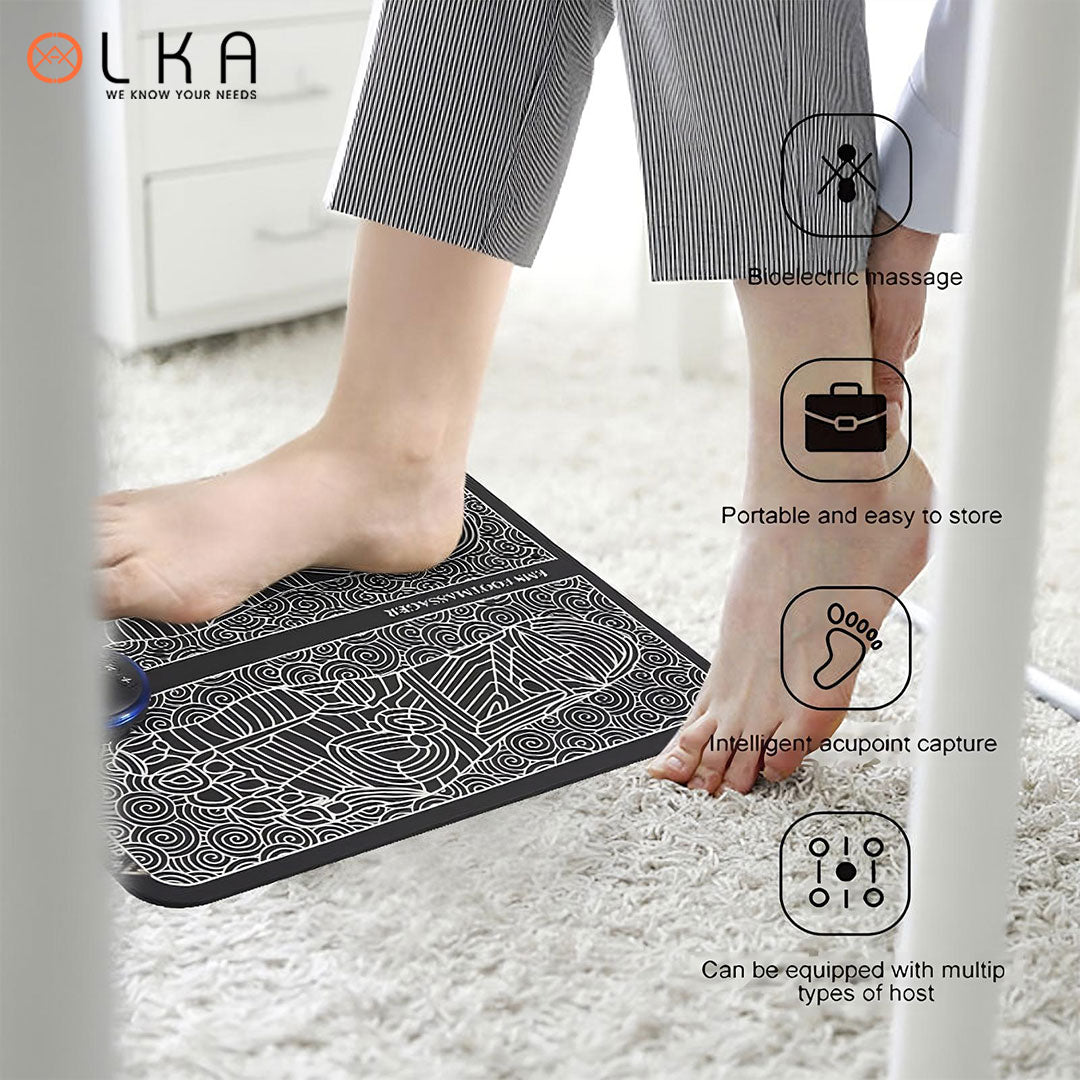 Electric EMS Foot Massager Pad