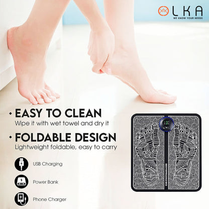 Electric EMS Foot Massager Pad