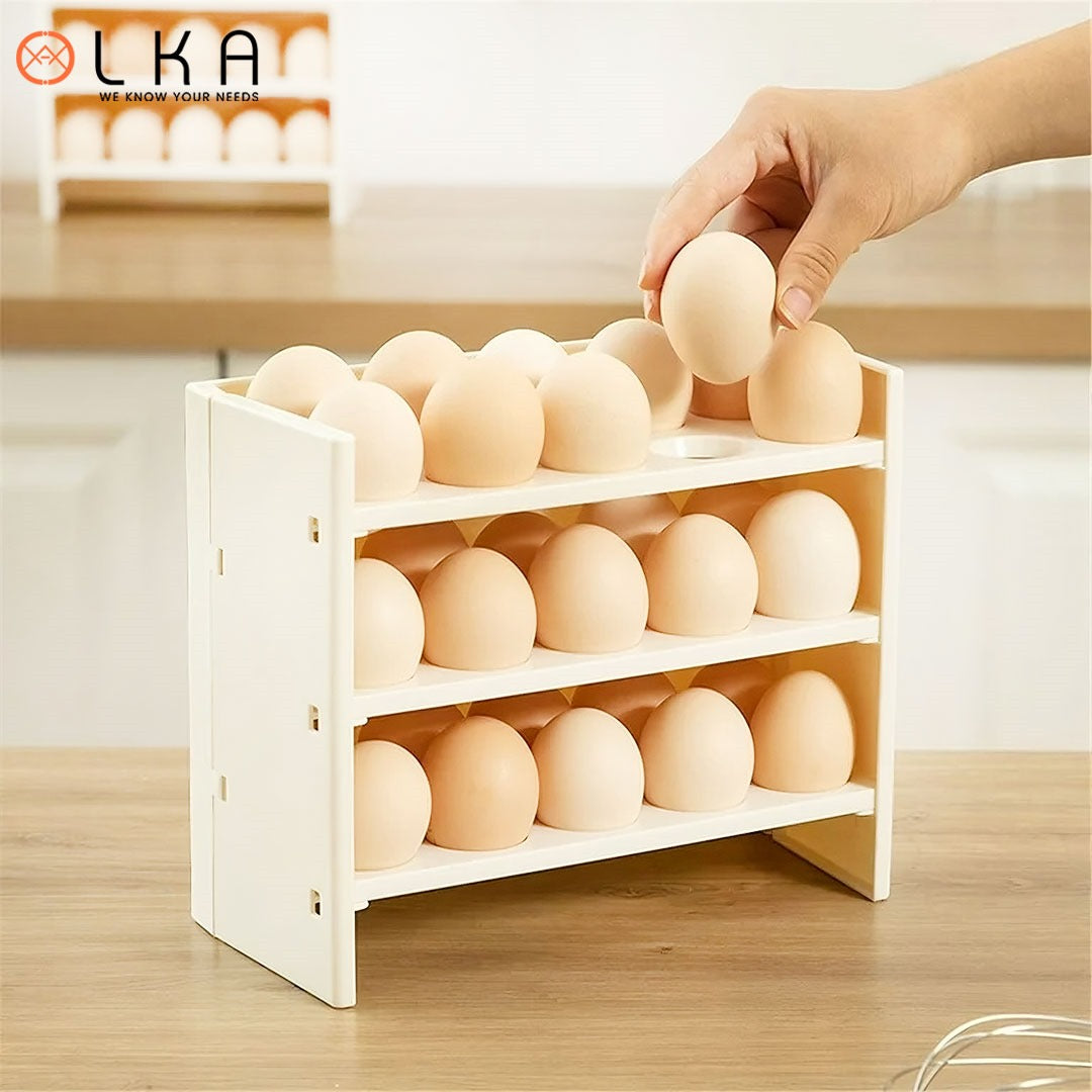 30 Grids Egg Organizer For Refrigerator