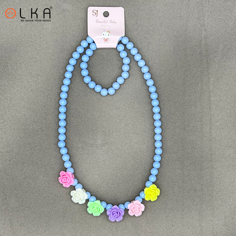 Olkastore Little Blossom Blue Fairy Jewelry Set