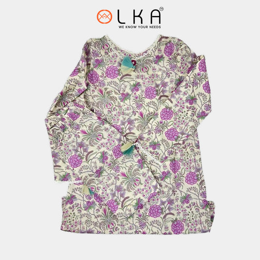 Girl Dress (4-12 year) (Shirt with Bottom)