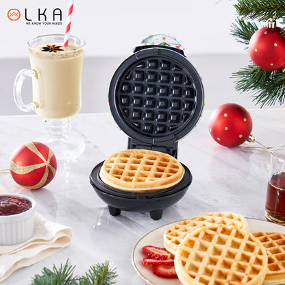 Mini Waffle Maker Household Multi-functional Mini Light Food Machine Heating Grill Pan Breakfast Machine