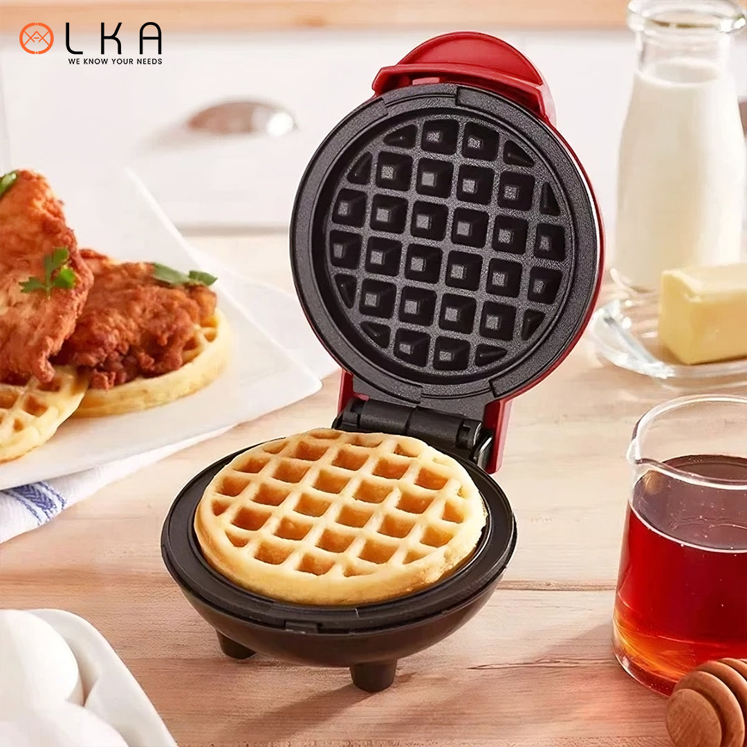 Mini Waffle Maker Household Multi-functional Mini Light Food Machine Heating Grill Pan Breakfast Machine