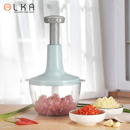 Manual Push Hand-Press Vegetable Multi-Function Chopper