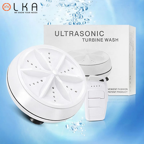 Portable USB Ultrasonic Turbine  Laundry Washing Machine