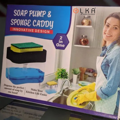 SOAP PUMP AND SPONGE CADDY