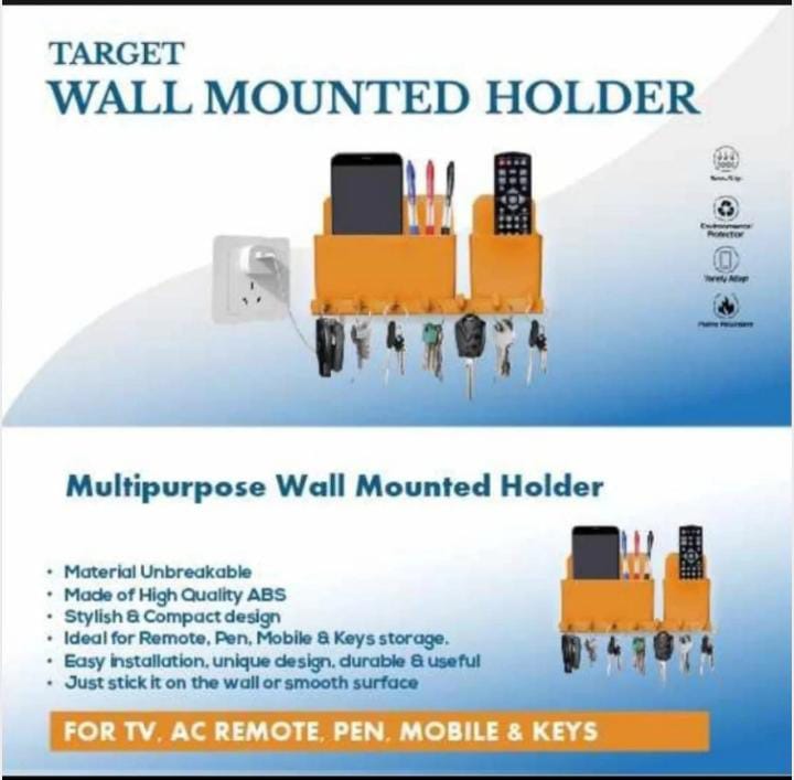 Wall mounted holder