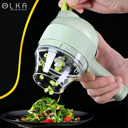 Electric Handheld Vegetable Cutter Set Multifunctional Vegetables Slicer Cutter Food Processor