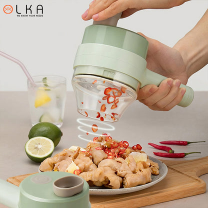 Electric Handheld Vegetable Cutter Set Multifunctional Vegetables Slicer Cutter Food Processor