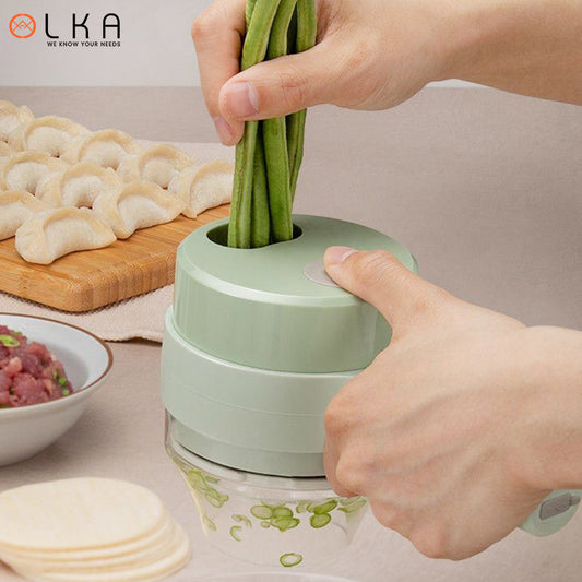 Electric Handheld Vegetable Cutter Set Multifunctional Vegetables Slicer Cutter Food Processor