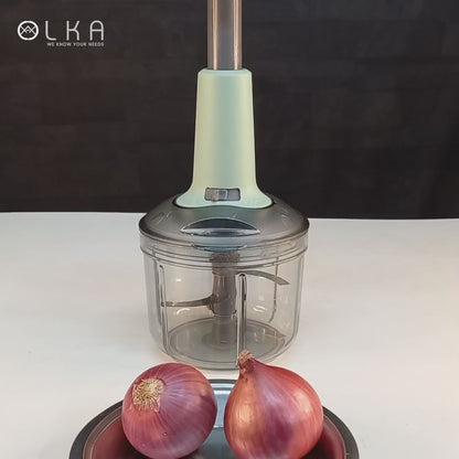 Manual Push Hand-Press Vegetable Multi-Function Chopper