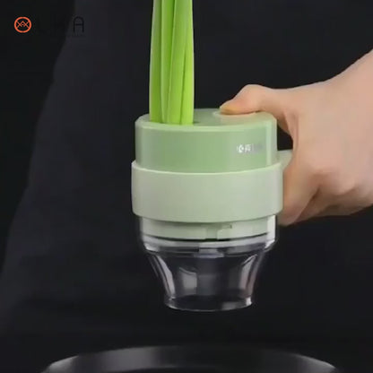 Electric Handheld Vegetable Cutter Set Multifunctional Vegetables Slicer Cutter Food Processor